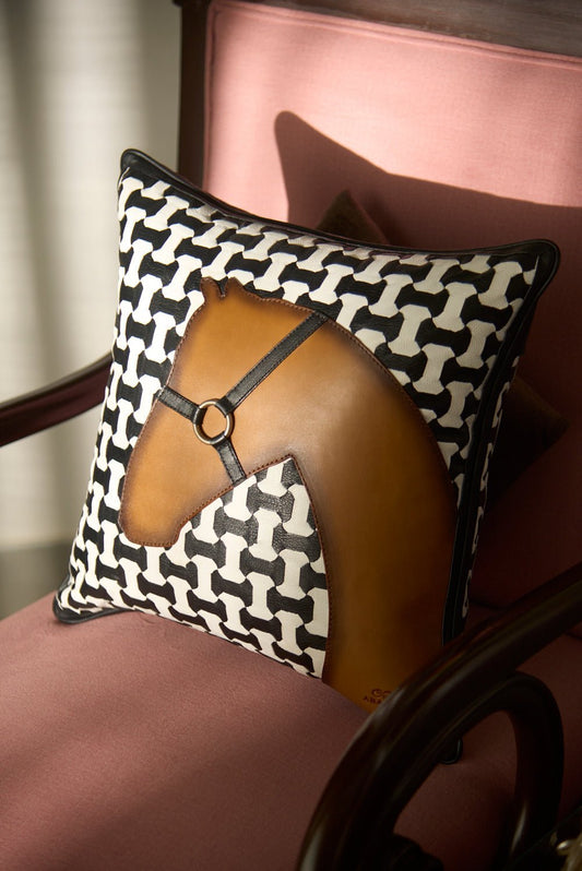 statement horse motif cushion cover - Araani Design